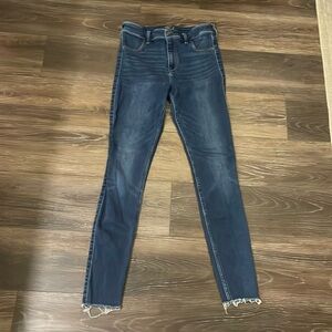 Abercrombie & Fitch High Rise Blue Jean Legging size 29 - 8 LONG